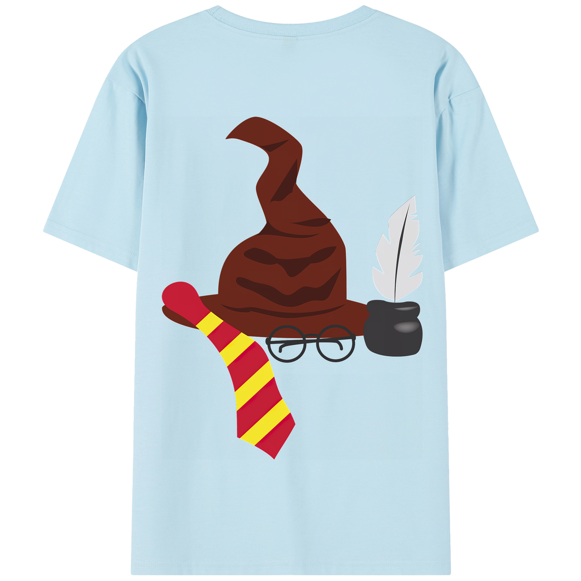 （画像用） Harry Potter ハリー・ポッターシリーズ 綿100％半袖Tシャツ（背面プリント）